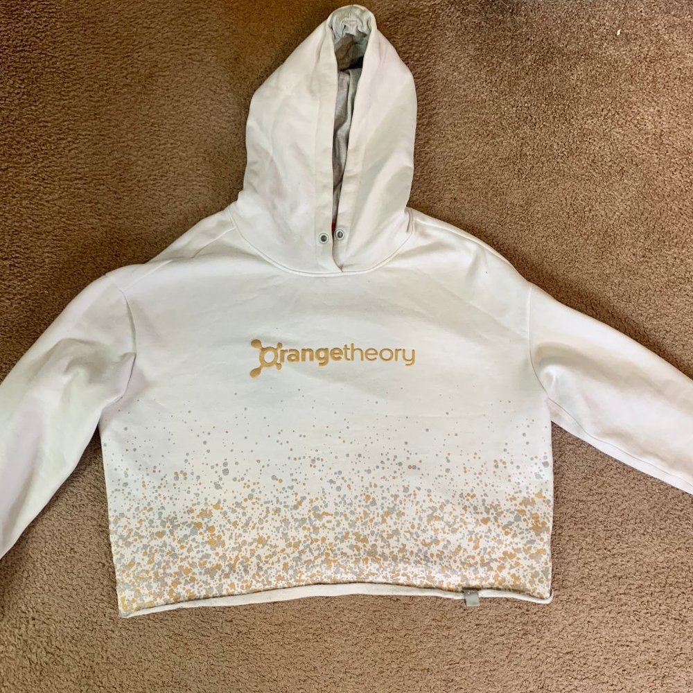 Orangetheory Cropped Shimmer Hoodie
